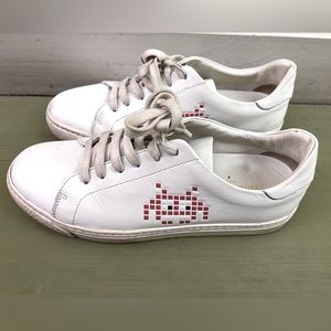 ANYA HINDMARCH Space Invader Low Top Sneaker Sz EU 36/ US 5.5